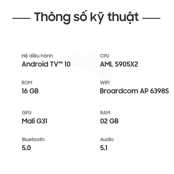 Thông số kỹ thuật FPT Play Box+ (2GB)