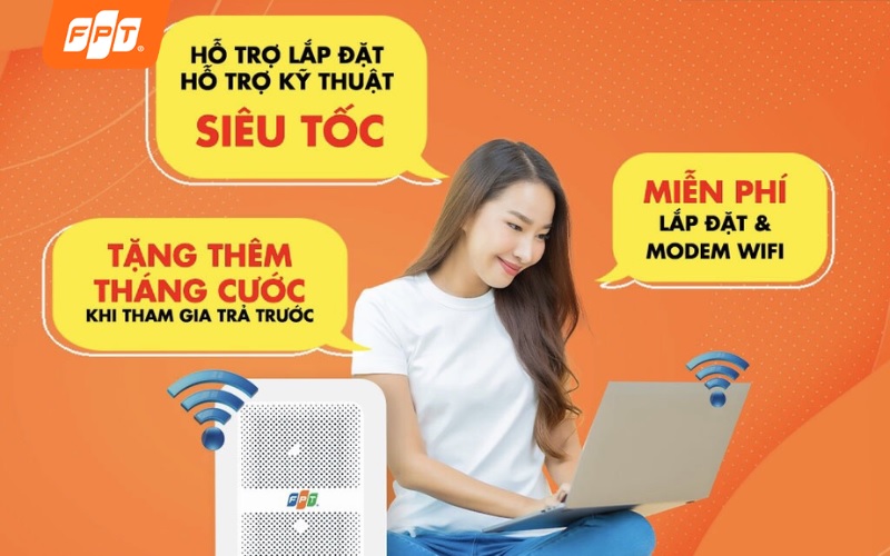 Khuyến mại khi sử dụng mạng FPT Bình Thới