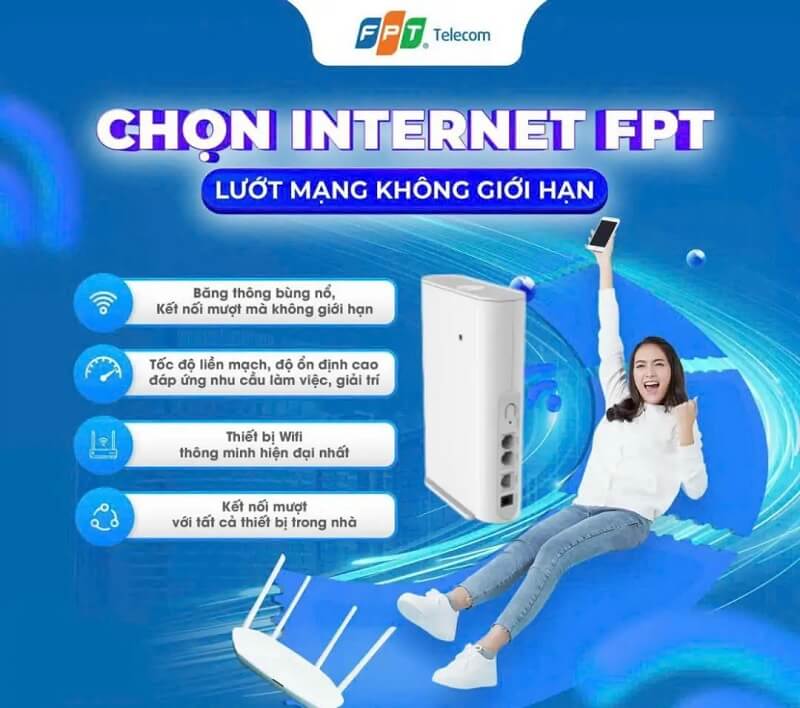Ưu đãi khi đăng ký mạng FPT phường Xóm Chiếu