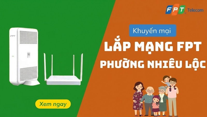 Lắp mạng FPT phường Nhiêu Lộc