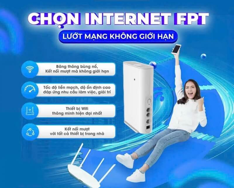 Vì sao nên sử dụng mạng FPT xã Châu Pha?